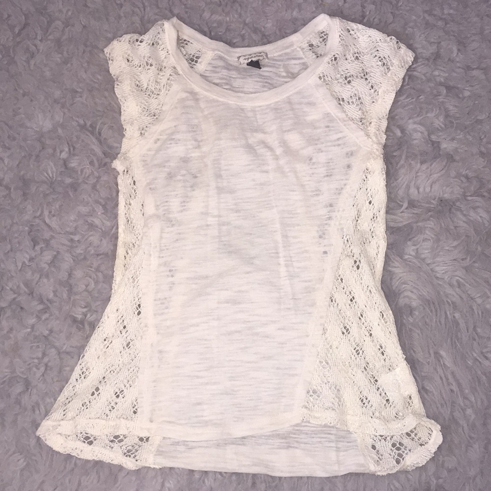 Cream Short Sleeve Shirt